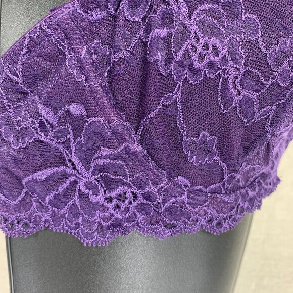 Montelle Elegant Purple Lace Bra size 32D - Picture 10 of 16